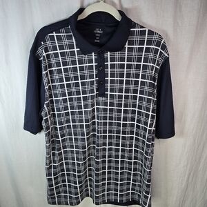 Haggar Cool 18 Performance Mens Pullover Shortsleeve Shirt Size Large